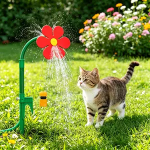 360° Dancing Flowers Sprinkler Showerhead for Kids & Pets – Fun Outdoor Water Spray Toy for Yard & Garden