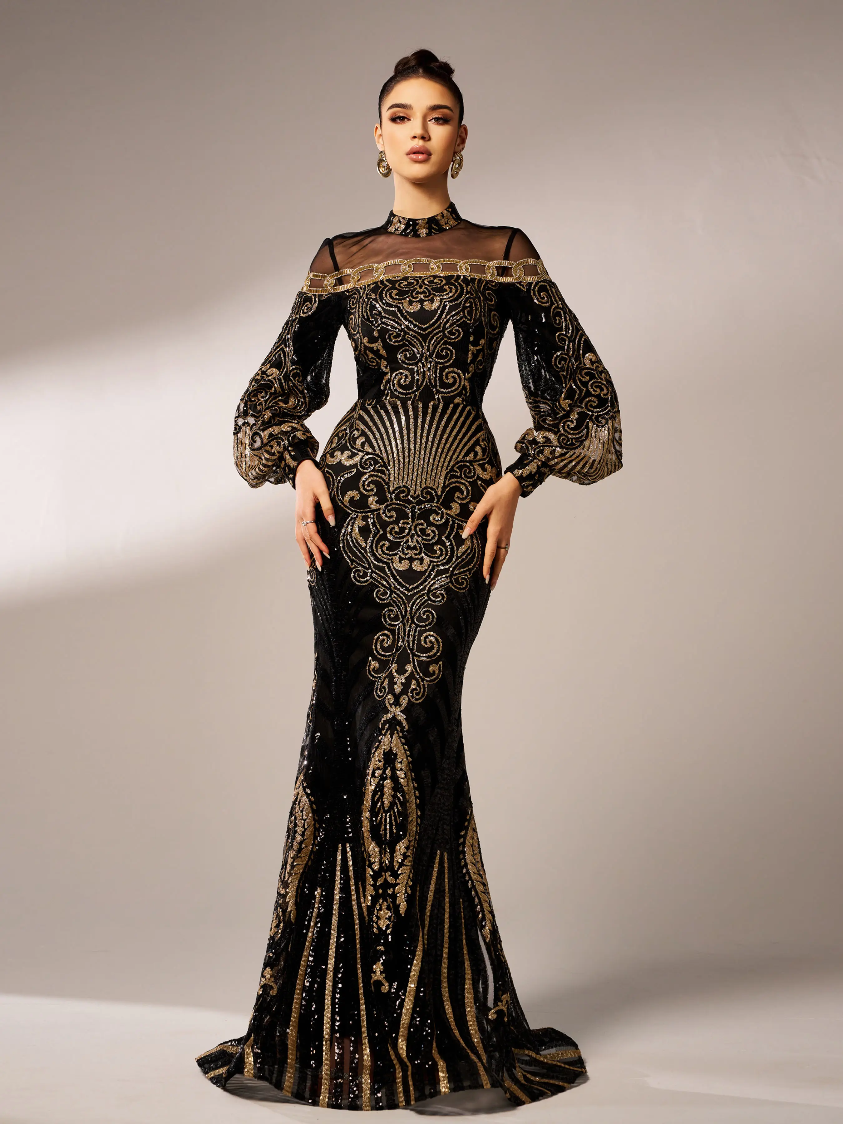 long black graduation dress - TikTok Shop
