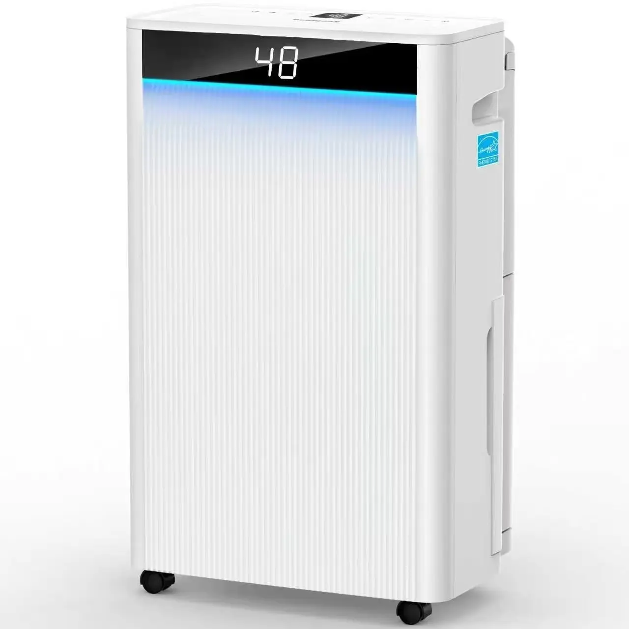 Cdans--KeepGlad 4,500 Sq.Ft 2025 Energy Star Max 80 Pint/Day Dehumidifier for Basement, Bedroom, Home, Bathroom, Smart Compressor Dehumidifier with Drain Hose, Intelligent Humidistat