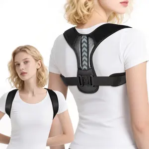Posture Corrector for Men and Women, Comfortable Upper and Back Brace, Posture Straps, Back Posture Belt, Adjustable Back Straightener Support for Back, Shoulder and Neck