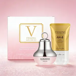 Electric Firming Eye Cream Neck Roller, 50g+120g Collagen, Firming Skin Care Set, Moisturizing Brightening Hydrating, Daily Skin Care, Valentine's Day Mother's Day Gift