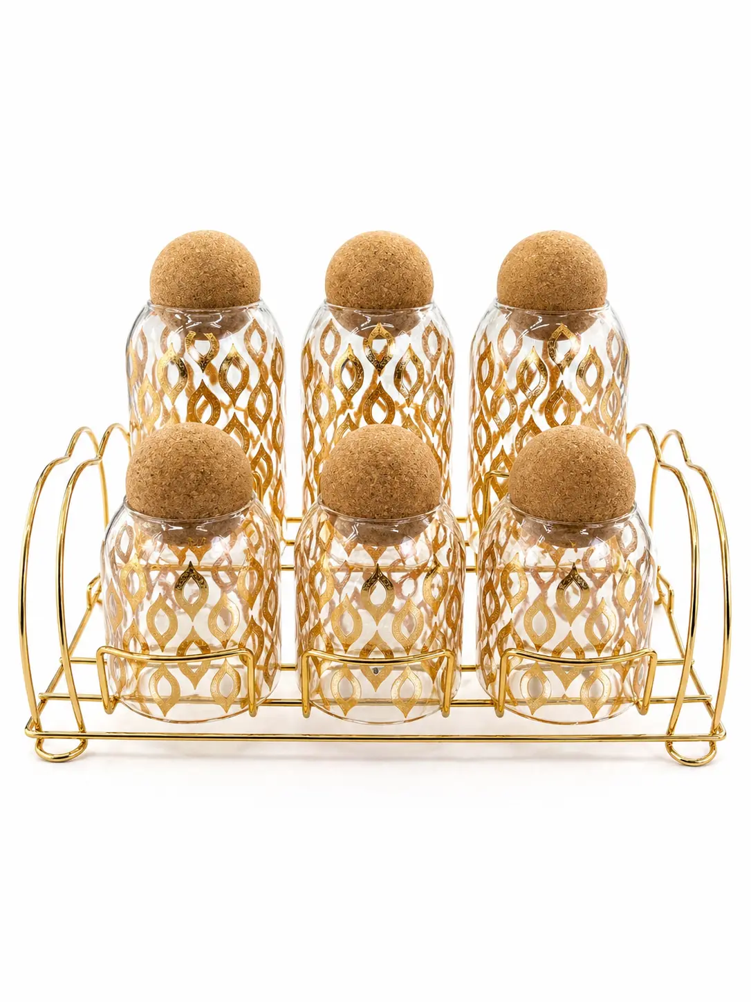 Dream Home Collection 7 Pcs Glass Canister Set