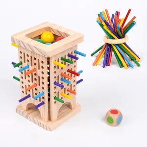 Wooden Early Education Toy Set, Color Recognition Puzzle Game, Montessori Learning Toys, Stem Educational Gifts for Kids, Shape Sorter