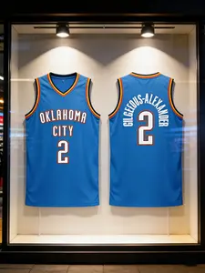 Men's Embroidered Basketball Tank Top, Sports Tops, Stylish Jersey, Round Neck Mesh Sports Shirt, Loose Fit, Multiple Colors, Sizes S-3xl, All Seasons, Sportswear Clothing