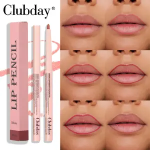 Clubday Lip Liner Pen, Natural Naked Look, Long-Lasting, Smudge-Proof, Beginner-Friendly, Portable, Daily Makeup Essential, European Style