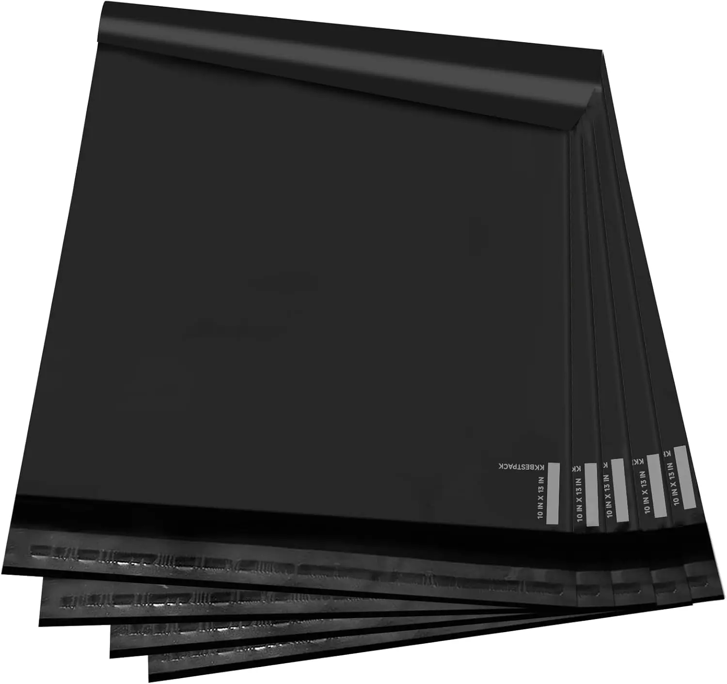 Black Poly Mailers 10x13 in, Shipping Bags, 100 Pcs | Shipping bags for clothes and mailing envelopes for packing shirts, apparel, and fabric accessories.