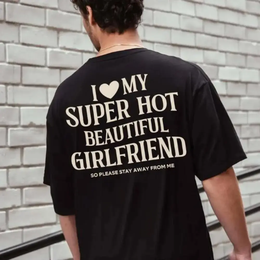 I Love My Girlfriend Shirt, Funny Boyfriend Gift, IHeart My Girlfriend Shirts, Valentine Shirt Gift, HotGirlfriend TShirt