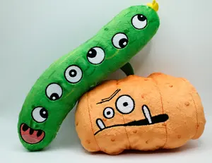 Dog plush toys Halloween pumpkins, spoof vegetables, cucumbers monster series. catrobot toy