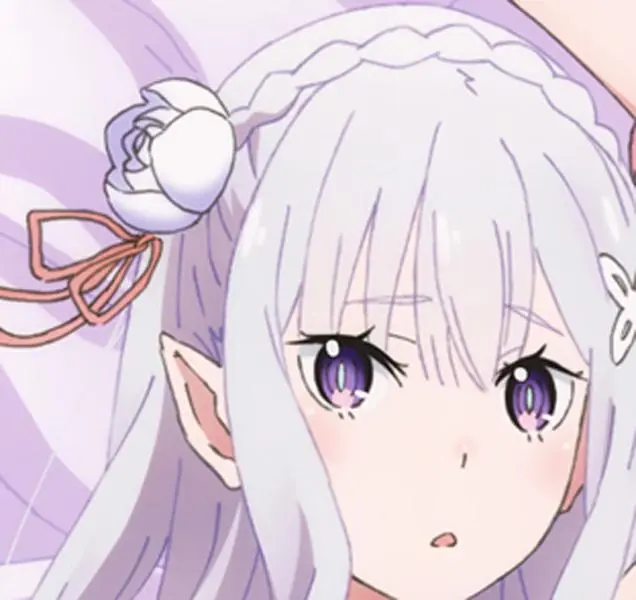 Re Zero Emilia Pillow Officially Licensed Brand New