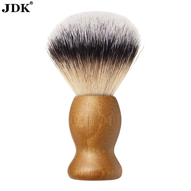 Men's Bamboo Handle Shaving Brush, Eco-Friendly Disposable Razor, Soft Nylon Bristles, Perfect Gift for Father Brother Husband Boyfriend, Face Shaving, Shaving Products, Shaving Tool