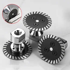 2 Inch Diamond Saw Blade with Removable Flange  for Granite, Marble, Concrete, Stone Cutting Disc - Angle Grinder Grinding Carving Tool