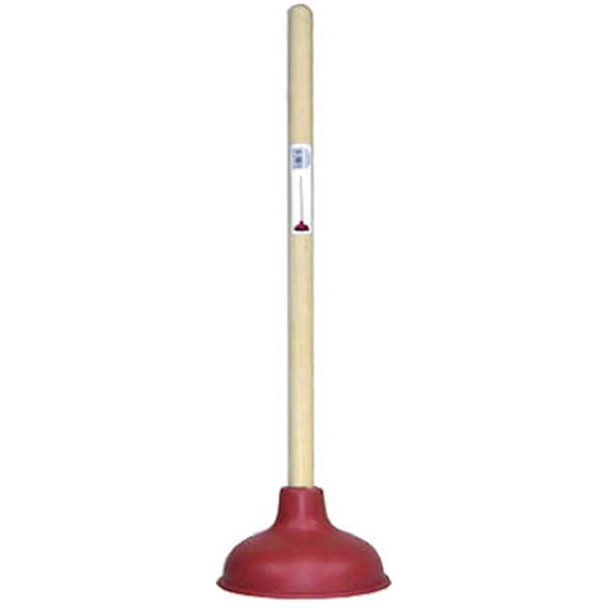 212 MAIN 5 in. Wooden Master Plumber Force Cup Toilet Plunger, Light Industrial Plumbing Tool, Essential for Toilet Clog Removal, Plumbing Tools