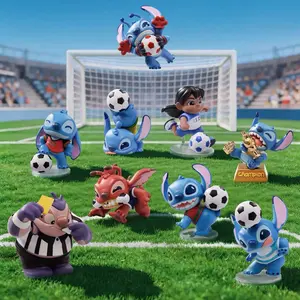 Disney Stitch Goal! On The Field Series Blind Box Figures Official Lilo & Stitch Sports Themed Collectible Figurines Cute Athletic Stitch Ornaments For Fans