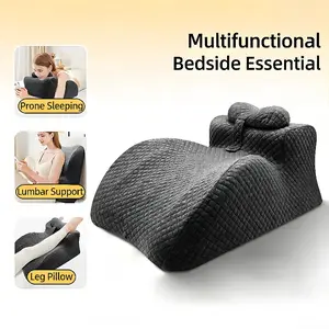 Reading Pillows New Upgraded Ergonomic 6-in-1 Pillow · Memory Foam Cloud Support with Removable Washable Cover | Perfect for Sleeping, Reading, Office & Car Use | Valentine's Day Gift