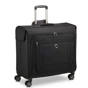 DELSEY Helium DLX Large Rolling Garment Bag, DuraTec Fabric Checked Luggage, Wrinkle-Free Travel Storage for 6-8 Outfits, Ergonomic Handle