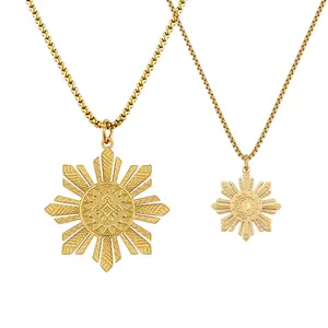 Lakas +Diwa Tribal Necklace Bundle | Filipino Tribal Necklace Set (2-Piece) Trendy Jewelry Modern Versatile Accessories