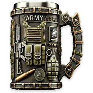 ARMY Frontline Heritage Co Military Cups – Vintage Army Collectible Coffee Mugs
