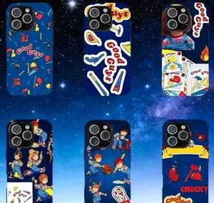 Funny Chucky overalls phone case unique horror Halloween custom cases iphonecase 11-17