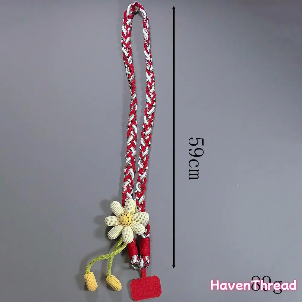 Cute Phone Lanyard Crossbody Strap, Flower Phone Lanyard, Teacher Must Have Lanyard, Universal Phone Crossbody Strap, Perfect for Travel, Running, Shopping tiktokshopbacktoschool