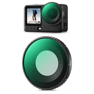 K&F CONCEPT Threaded Mount CPL Filter for DJI Osmo Action 6 Handheld Action Camera, Multi-Coated Top Optical Glass Circular Polarizer to Reduce Glare & Reflections, Camera Lens Accessory, Accessories