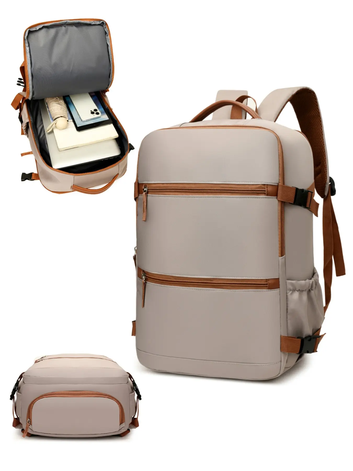 Travel Backpack, Traveler Essentials Backpack, Ryanair Cabin Bags 40x30x20 Large Capacity Hiking Backpack Airline Carry-On Bag Women's Backpack Men's Business Commuter Bag Laptop Bag Outdoor Lightweight Underseat Airline Approved Backpack