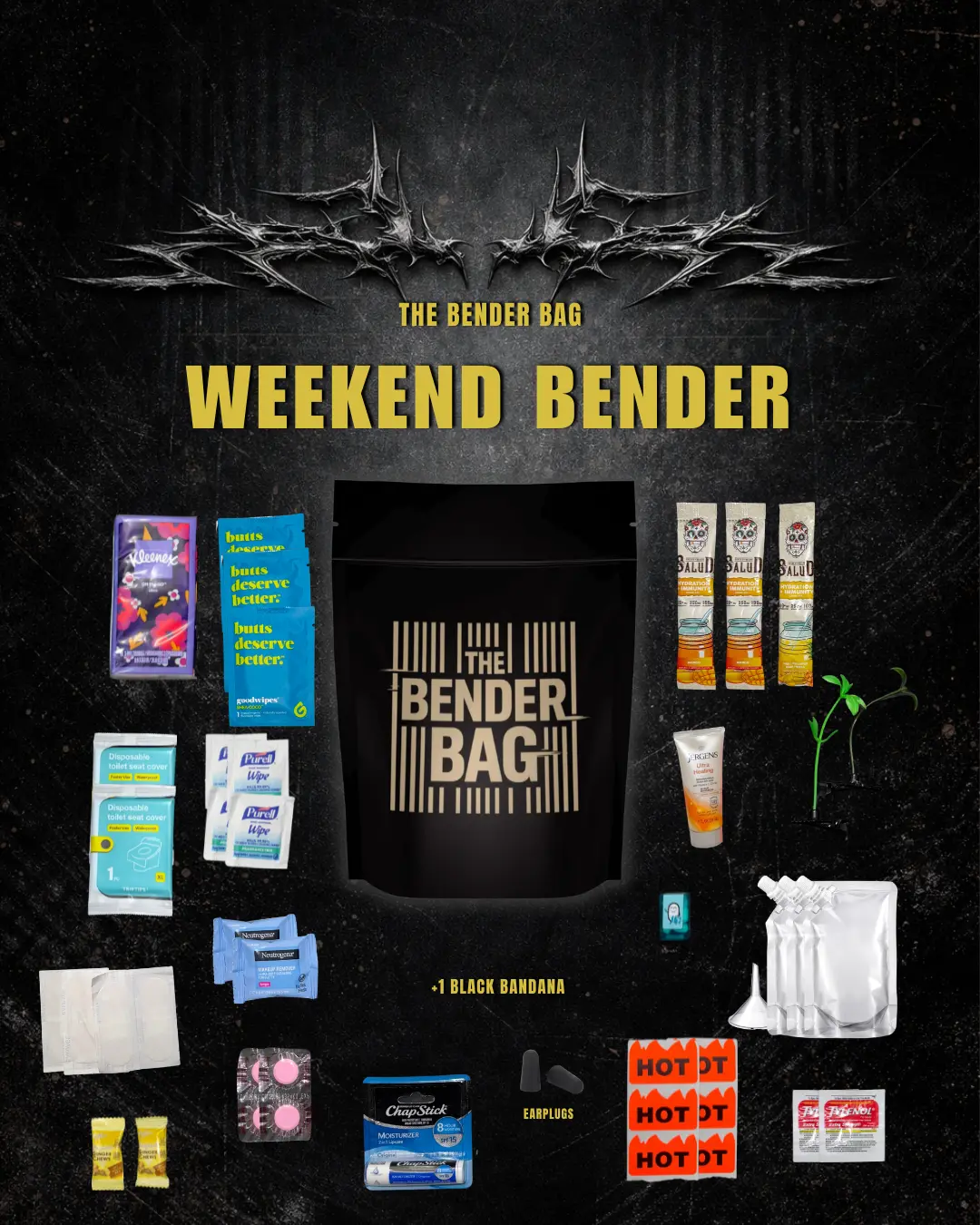 Weekend Bender - The Bender Bag ( 2 Day )