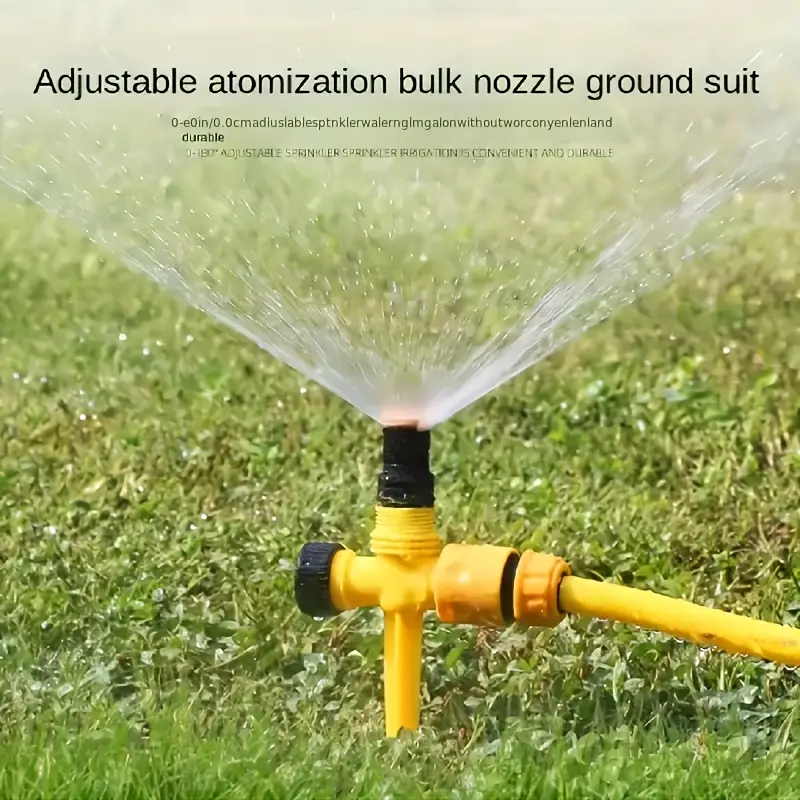 Home & Agricultural 8-Piece Water Sprinkler Set, 360-Degree Rotating Adjustable Nozzle, Garden Irrigation Watering Tools, Water Sprinklers