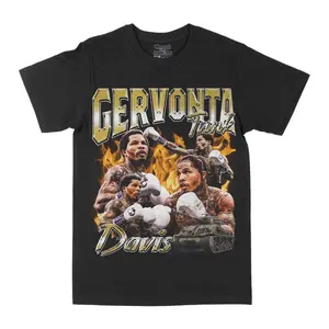 Gervonta "Tank" Davis - Vintage Graphic - Unisex Heavy Cotton Tee - Casual Classic T-Shirt