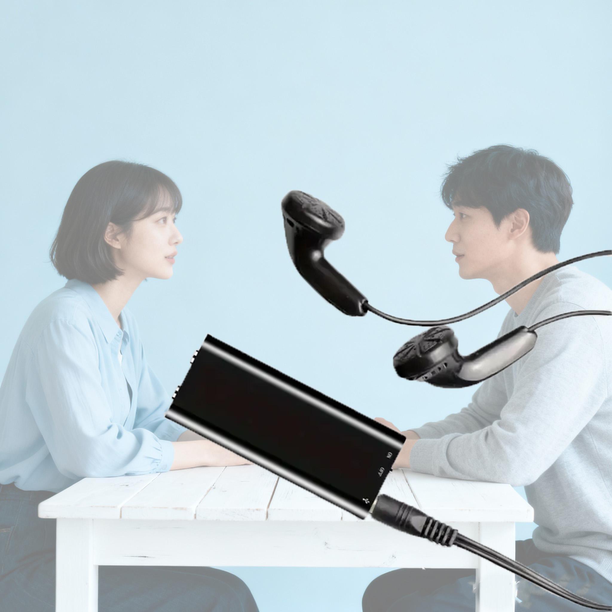 Ultra-Slim Voice Recorder | 19mm Ultra-Thin, One-Touch Active Recording | Portable Audio Device for Meetings & Lectures