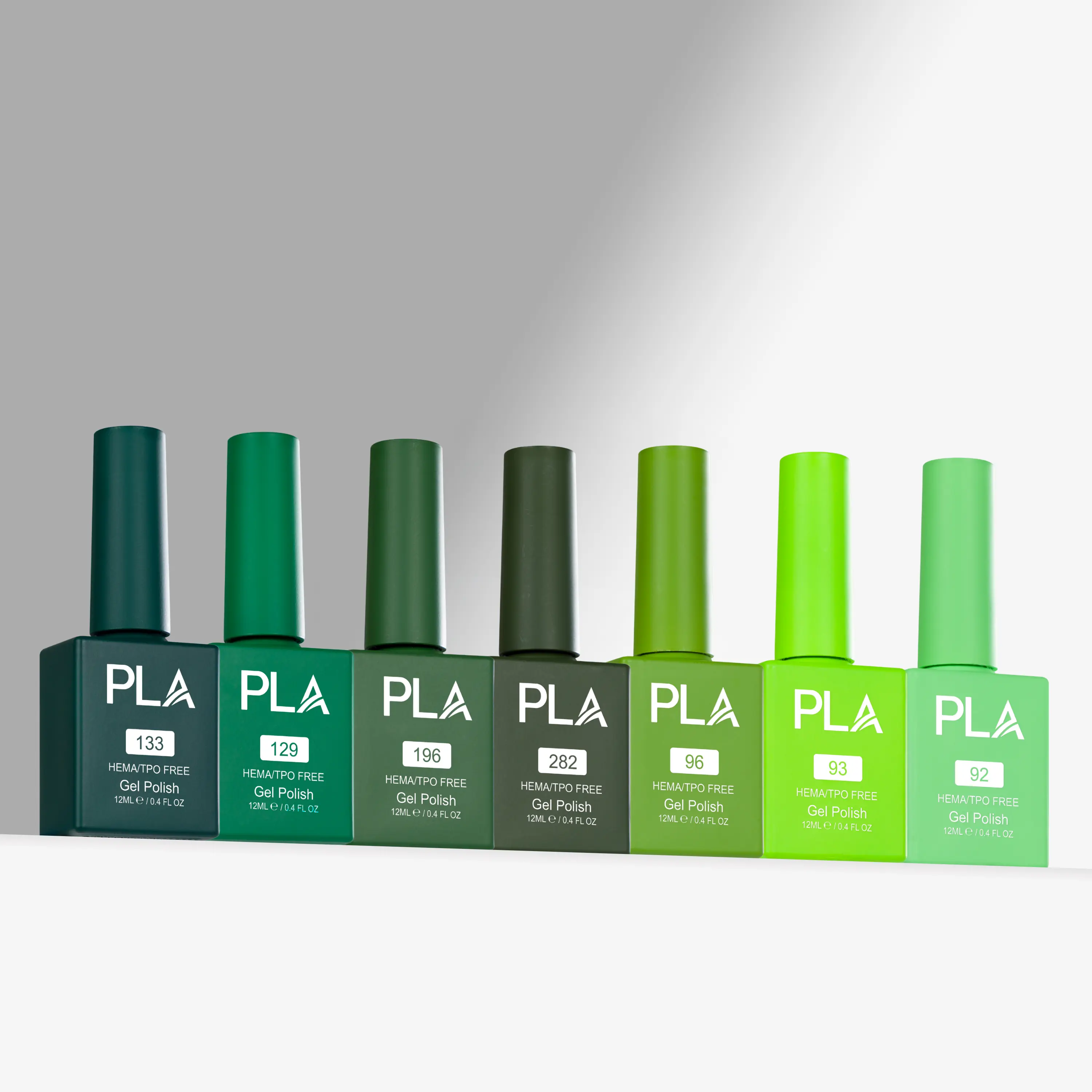 PLA Green Mini Nail Polish Collection | HEMA-Free | TPO-Free