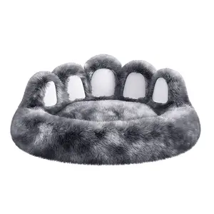 Adorable Bear Paw Design Shape Pet Bed - Dog Beds & Furniture for Small, Medium Dogs, and Cat's