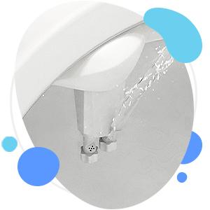 Clear Rear Bidet Attachment for Toilet - Dual Self-Cleaning Nozzles, Adjustable Water Pressure, Easy No-Tool Installation, Eco-Friendly Toilet Sprayer for Rear & Feminine Cleansing, Fits Most Toilets