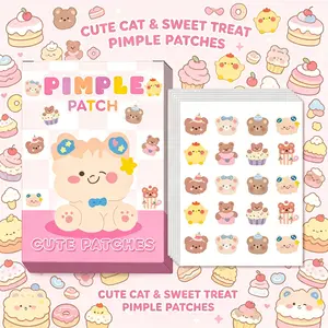 Cute Cat & Sweet Treat Pimple Patches, so Adorable!, Single Item Pack, Non-Flammable, Notified Via Scpn/cpnp, Made in China