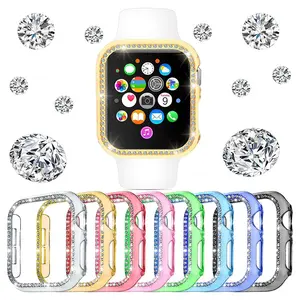 Anti-fall Smartwatch Case, 8 Counts/set Hollow Watch Case for Smartwatches, Screen Cover for iWatch Series SE/9/8/7/6/5/4/3/2/1, Smart Watch Protection Accessories, Watch Protector, Wearable Accessories