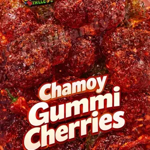 Chamoy Gummi Cherries Snack