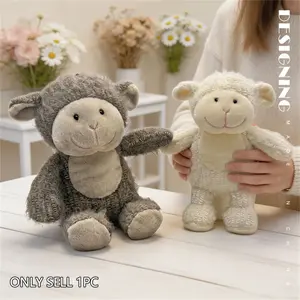 Cute Plush Toy for Kids and Sheep Lovers, Soft and Fluffy Stuffed Animal, Perfect Gift, Anxiety Relief Hug Buddy, Home Decor Ornament