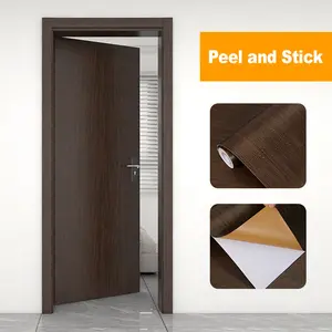 Wood Grain Contact Paper, Wood Peel and Stick Wallpaper, Easy to Install Self-Adhesive Decorative Vinyl Film Wall Paper, Durable for Furniture Covering, Peel and Stick Wallpaper Designs