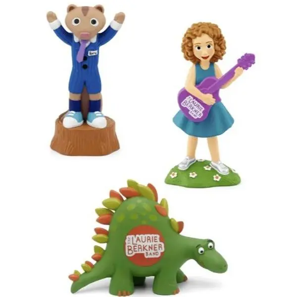 Tonies 3-pack Laurie Berkner Bundle with Laurie Berkner Dinosaur, Laurie Berkner 2, and The Laurie Berkner Band: Harry the Chipmunk's Treasure Hunt Tonies