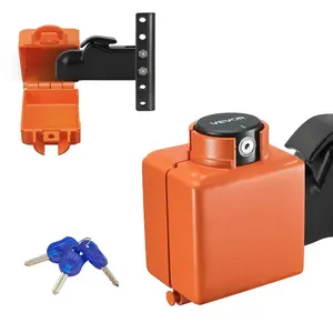 VEVOR Collar Coupler Lock, Fits 2 2-5/16-Inch DemcoCastHeadCouplers, Trailer Hitch Lock with 3 Keys Secures Chains, Rust-resistant, Anti-Theft RV Trailer Locks for RV, Trailer, Boat