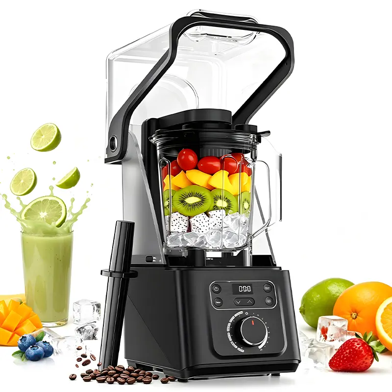 Professional Vacuum Blender with Quiet Shield | Smoothie Perfection,Anti-Oxidation,Smoothie Maker,High-Speed Blender for Ice Crusher, Frozen Fruit Blending,Baby Food, Self-Clean,Commercial & Home Dual-Use