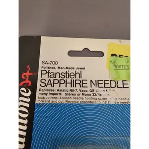 NOS Pfantone SA-700 Pfanstiehl Phonograph Turntable Needle Sapphire Vaco Astatic