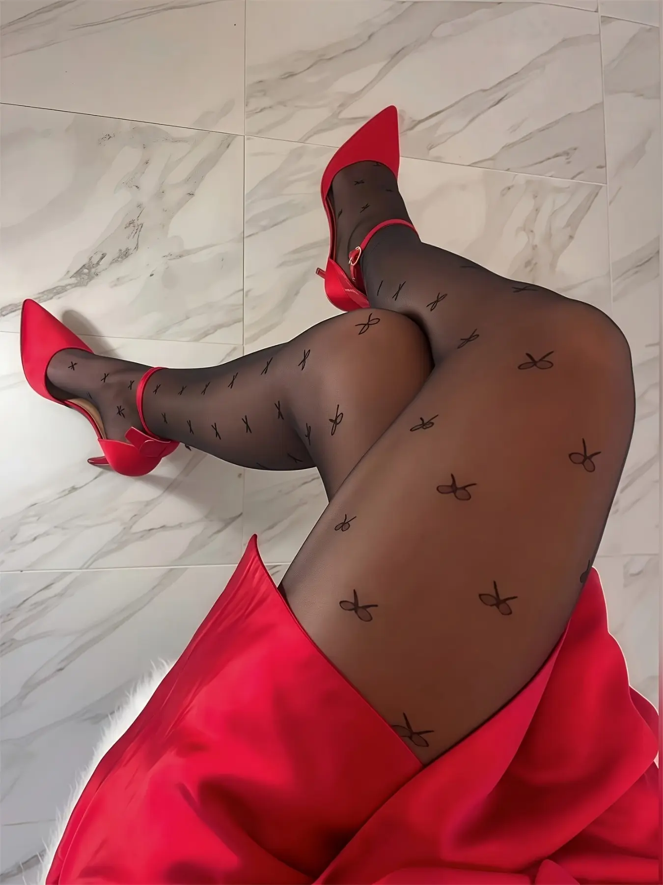 Bow Detail Tights for Women, High-Waisted Design for a Chic Look, All-Over Print and Sexy Style for Everyday Wear, Date Nights and Party Lady, Women Pantyhose Clothing