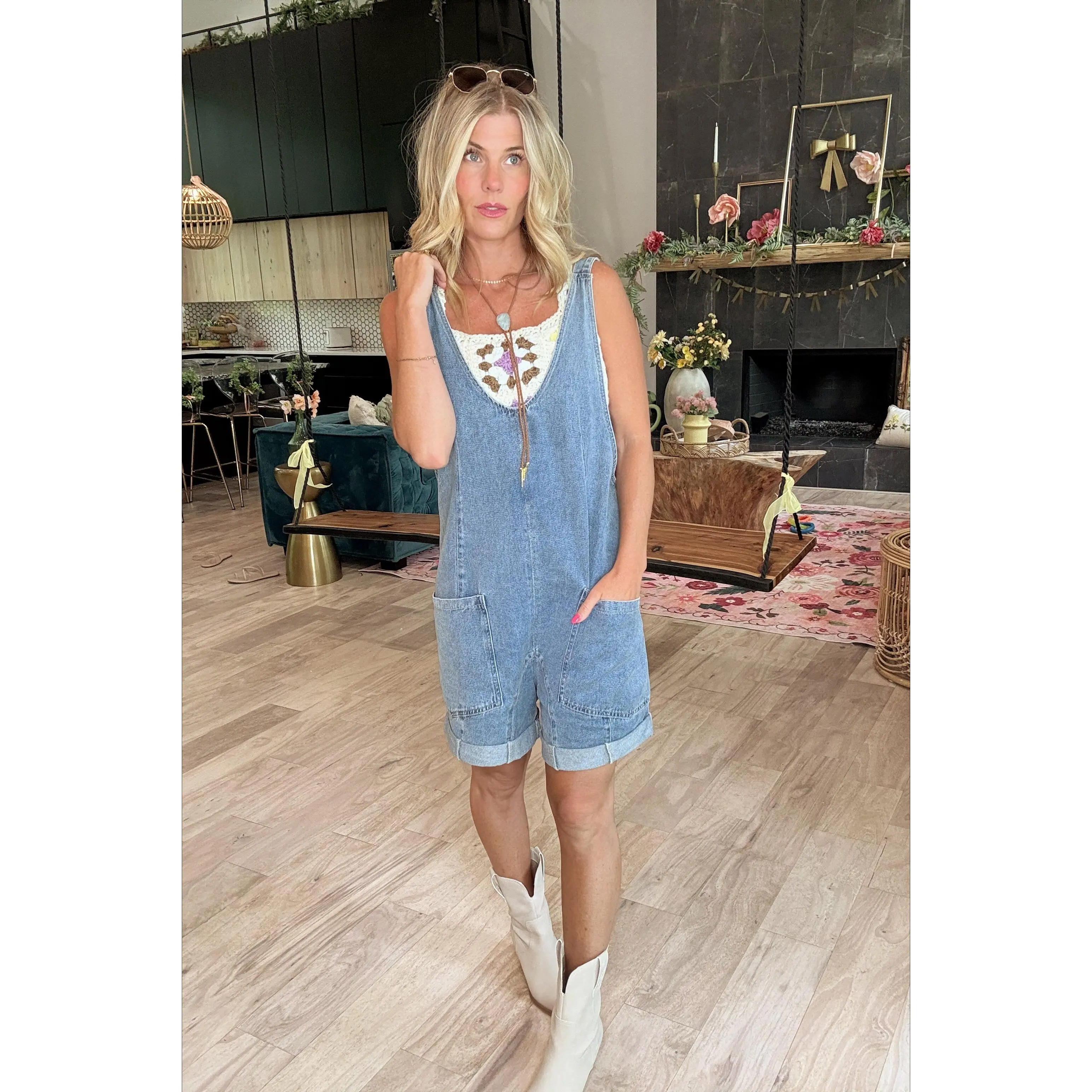 Overall Denim Bibs