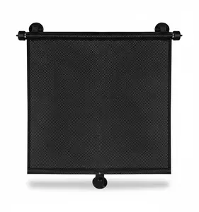 JoEzzy Car Window Sun Shades - Retractable Roller Sunshade for Baby & Delivery Drivers | Car Window Shade Roller for Kids & GPS Glare | 16"x20" Universal Fit Side Window UV Protection