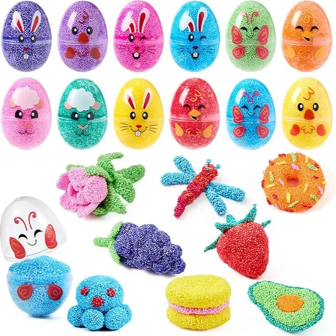 24pcs Mochi Foam Beads