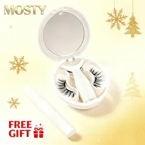 Mosty Soft Magnetic Eyelashes All-in-One Box-Reusable,Glue-Free, Waterproof, Lightweight, Natural Look, Long-Lasting False Lashes | Perfect TikTokShop Black Friday &Christmas Gift