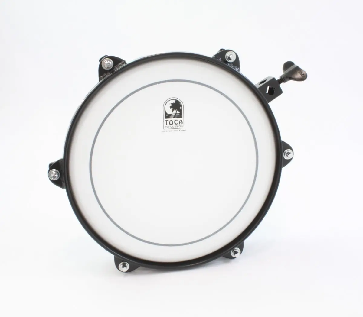 Kickboxx Auxiliary Drum - 2 Plies of Asian Oak, 10 in., 3/8" Post Mount, Coated Remo Heads, Small Footprint, Mount for 3/8" Post Included, Rich Sound, Drum & Percussion Accessories