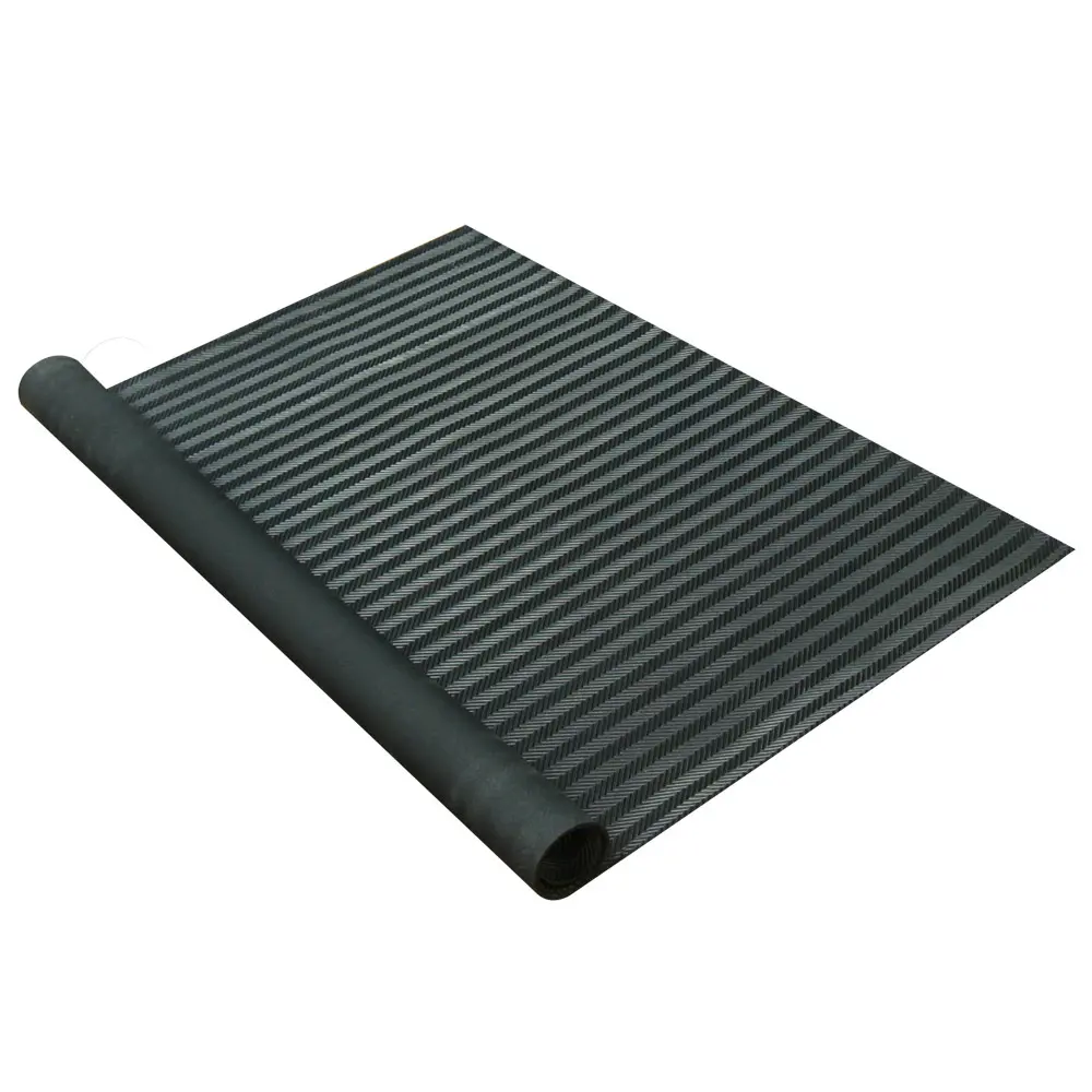 Rubber-Cal "Fish-Bone" Thermoplastic Flooring - 3.5mm Thick