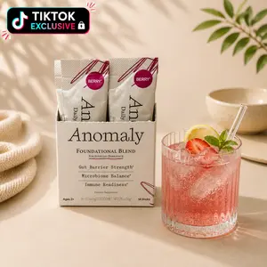 Anomaly Foundational Blend For Everyday Resilience - 14 Stick Travel Pack -  Probiotics, Prebiotics, Colostrum and Essential Vitamins