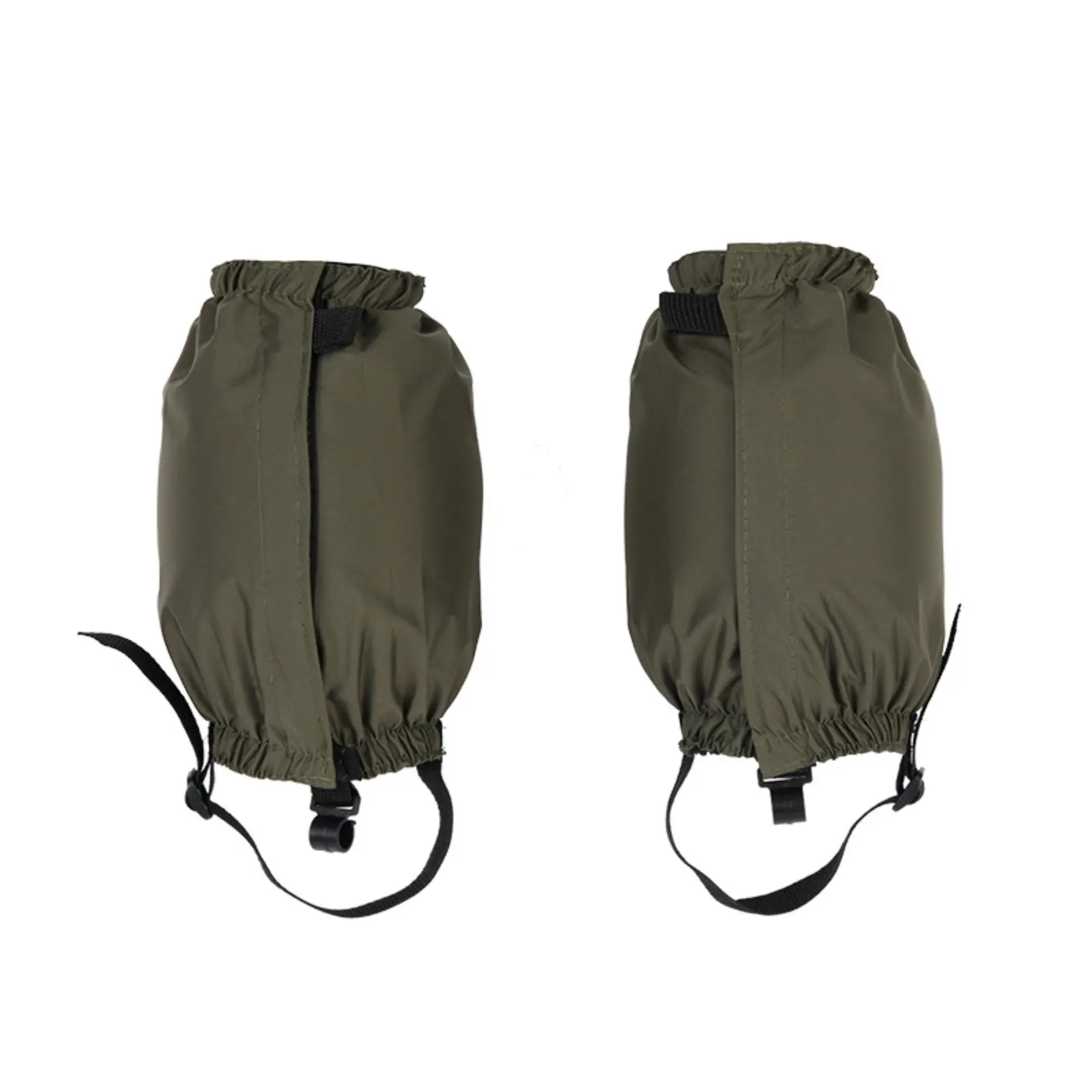 Unisex Short Gaiters - Waterproof, Sand-Resistant Outdoor Leg Covers for Hiking, Mountaineering, One-Size, Black